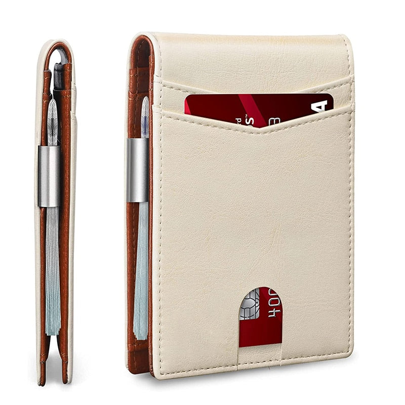 Carteira Masculina RFID Couro P.U - Mensfield Shop