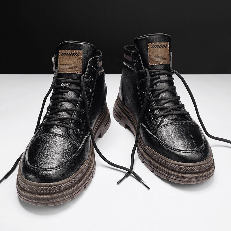 Bota de Couro Chelsea