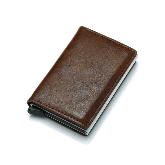 Carteira Masculina RFID Couro Minimal - Mensfield Shop