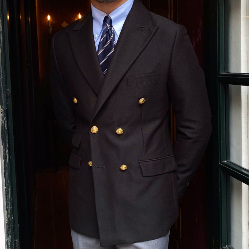 Blazer Abotoamento Duplo Moblan