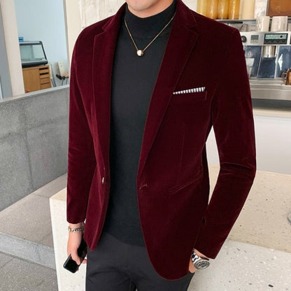 Blazer Masculino Veludo Alessio