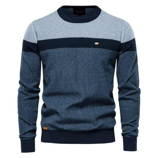 Suéter de Tricô Masculino Aiopeson - Mensfield Shop