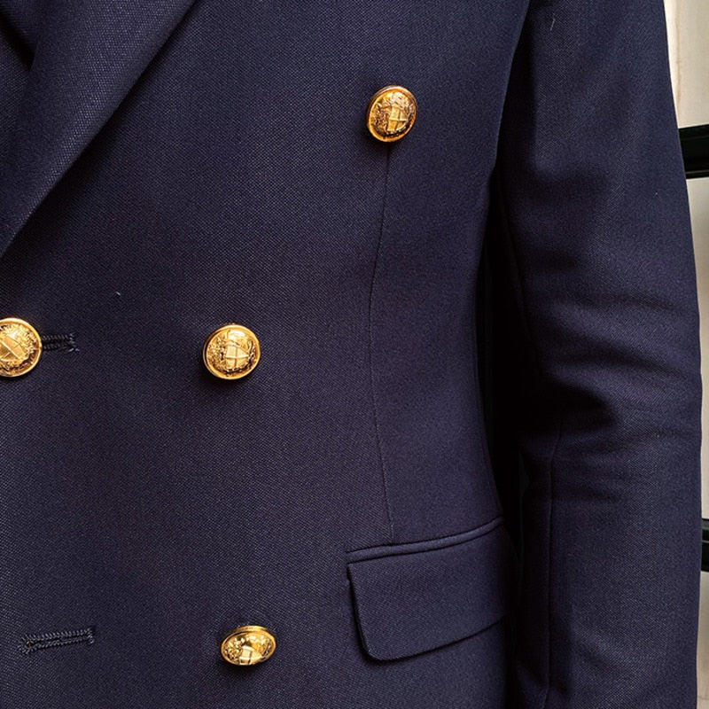 Blazer Abotoamento Duplo Moblan
