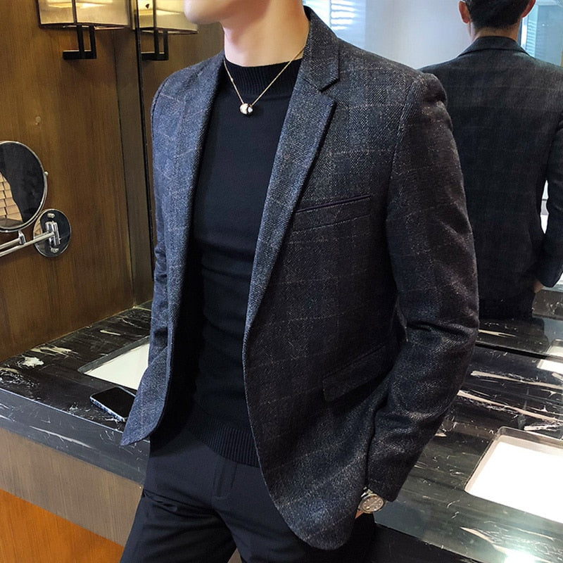 Blazer Vintage Masculino Slim