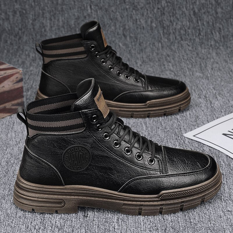 Bota de Couro Chelsea