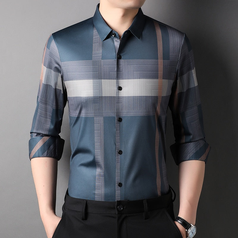 Camisa Social Listrada