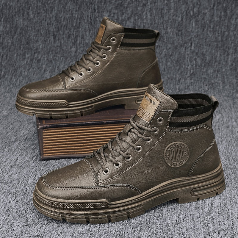 Bota de Couro Chelsea - Mensfield Shop