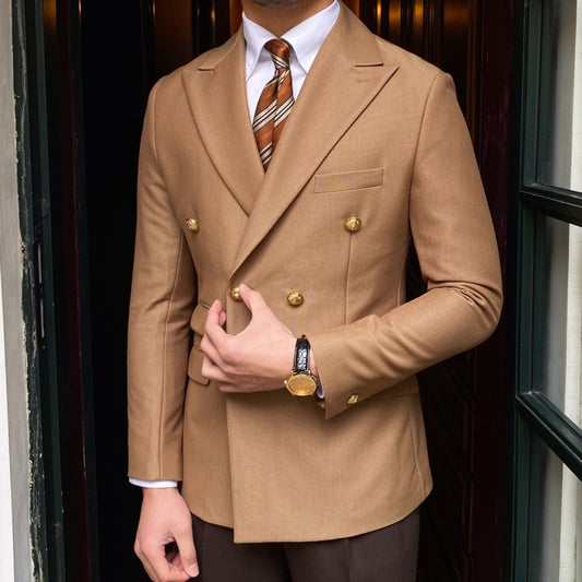 Blazer Abotoamento Duplo Moblan