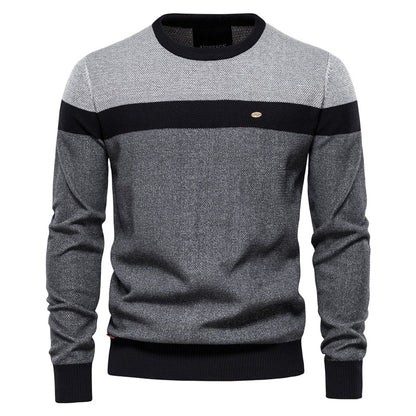 Suéter de Tricô Masculino Aiopeson - Mensfield Shop