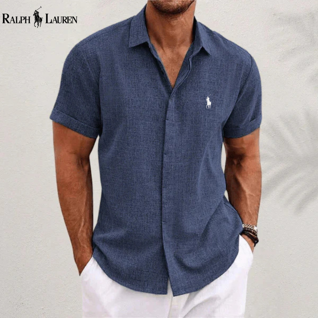 Ꮢalph Ⅼauren™ Classic Linen-Cotton Shirt
