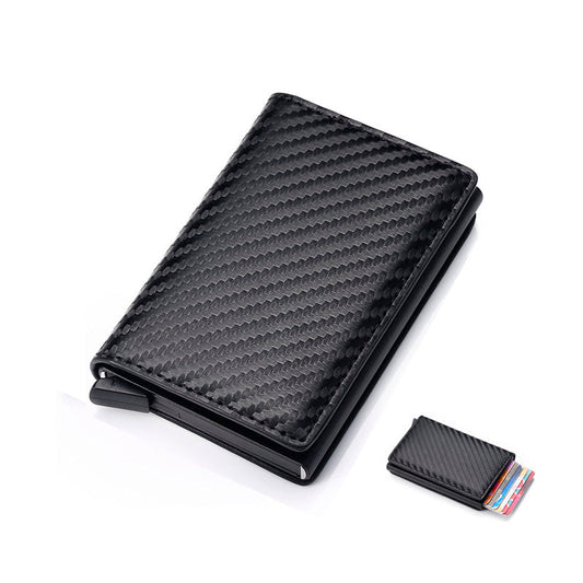 Carteira Masculina Rfid Carbono Mensfield