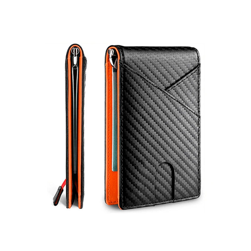 Carteira Masculina Detalhe em Carbono Mensfield