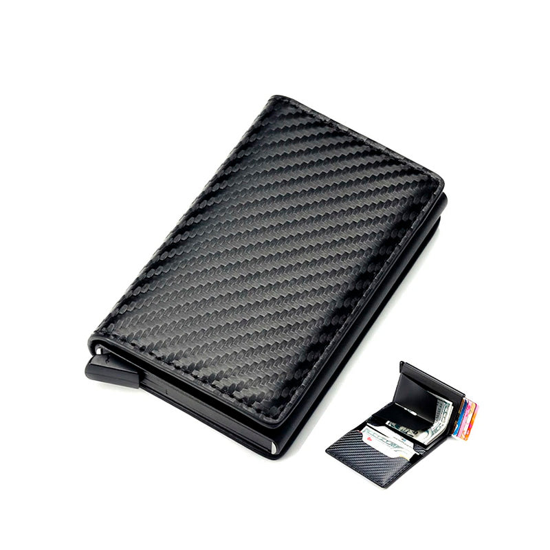 Carteira Masculina Rfid Carbono Mensfield