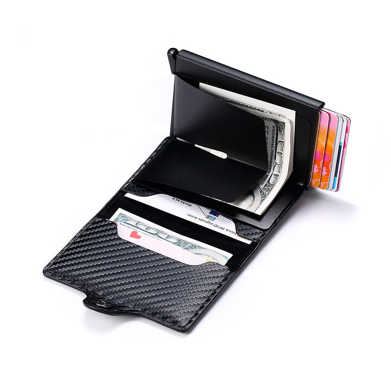 Carteira Masculina Rfid Carbono Mensfield
