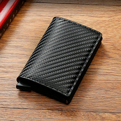 Carteira Masculina Rfid Carbono Mensfield