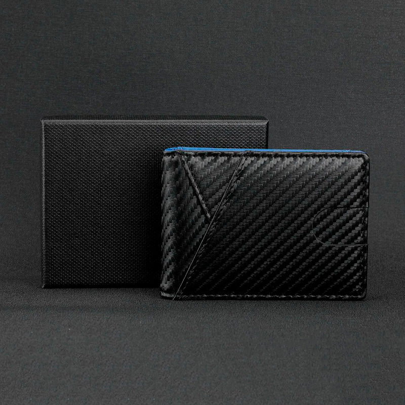 Carteira Masculina Detalhe em Carbono Mensfield