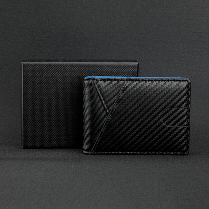 Carteira Masculina Detalhe em Carbono Mensfield