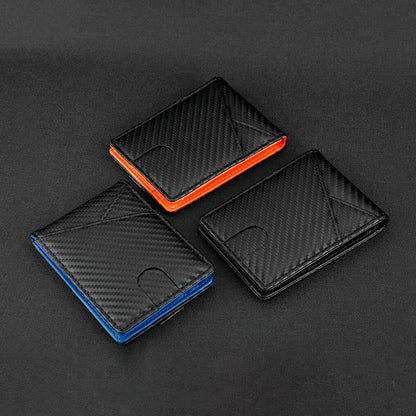 Carteira Masculina Detalhe em Carbono Mensfield