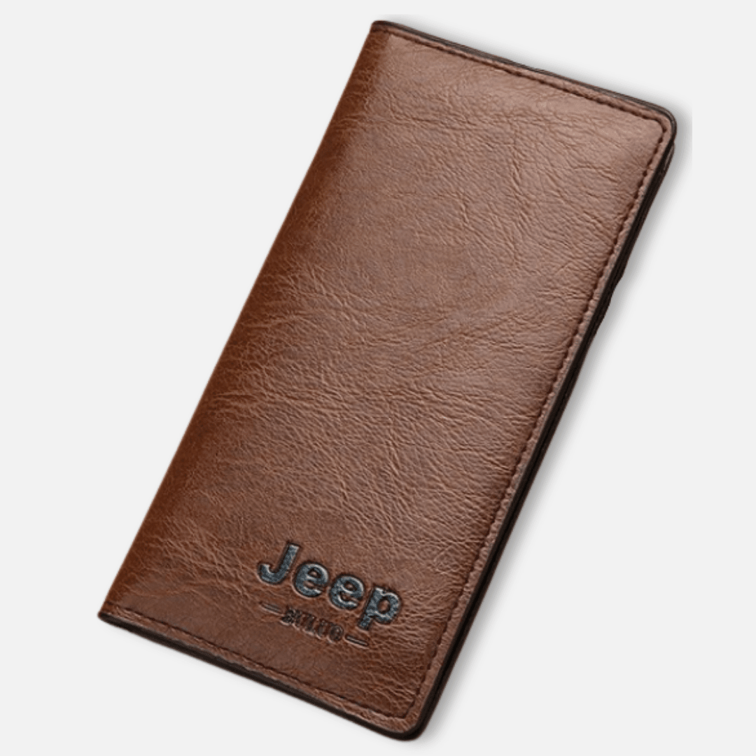 Carteira JEEP de couro executiva - Mensfield Shop
