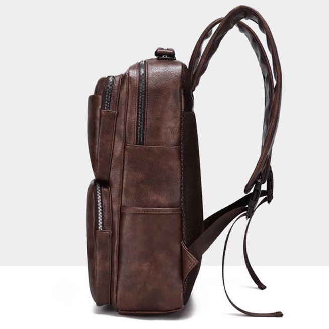 Mochila Jeep de couro outlier - Mensfield Shop
