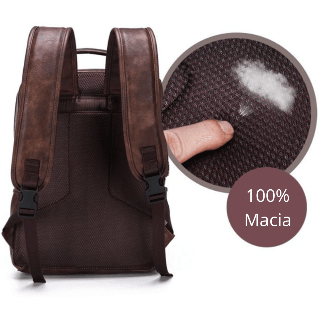 Mochila Jeep de couro outlier - Mensfield Shop