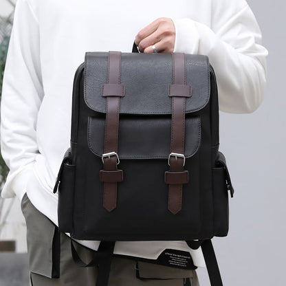 Mochila de Couro Vintage