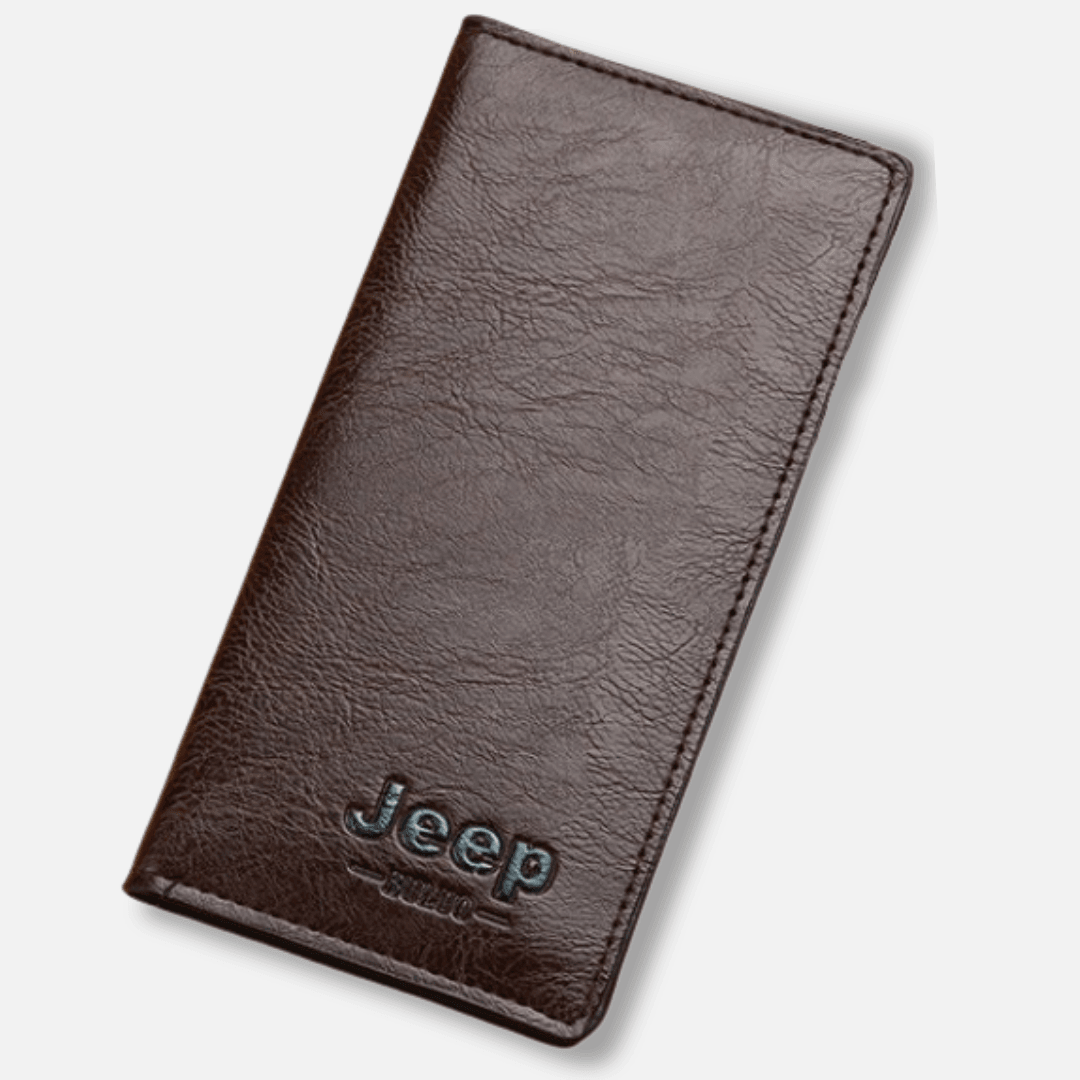 Carteira JEEP de couro executiva - Mensfield Shop