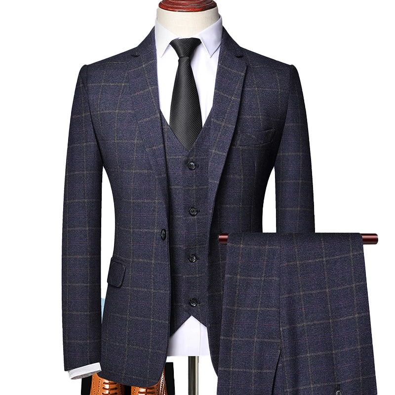 Kit Terno Masculino + Colete + Calça Mensfield