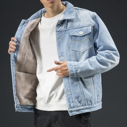 Jaqueta Jeans Oxford Masculina