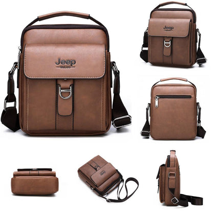 Bolsa Jeep de Couro com Fecho em Metal - Mensfield Shop