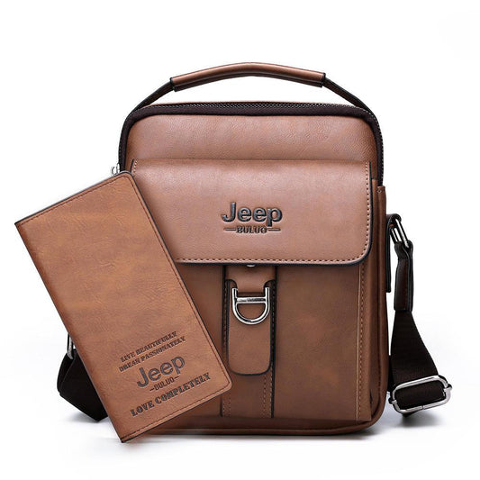 Bolsa Jeep de Couro com Fecho em Metal - Mensfield Shop