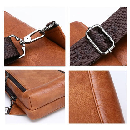 Bolsa JEEP de Couro Multiuso Transversal - Mensfield Shop