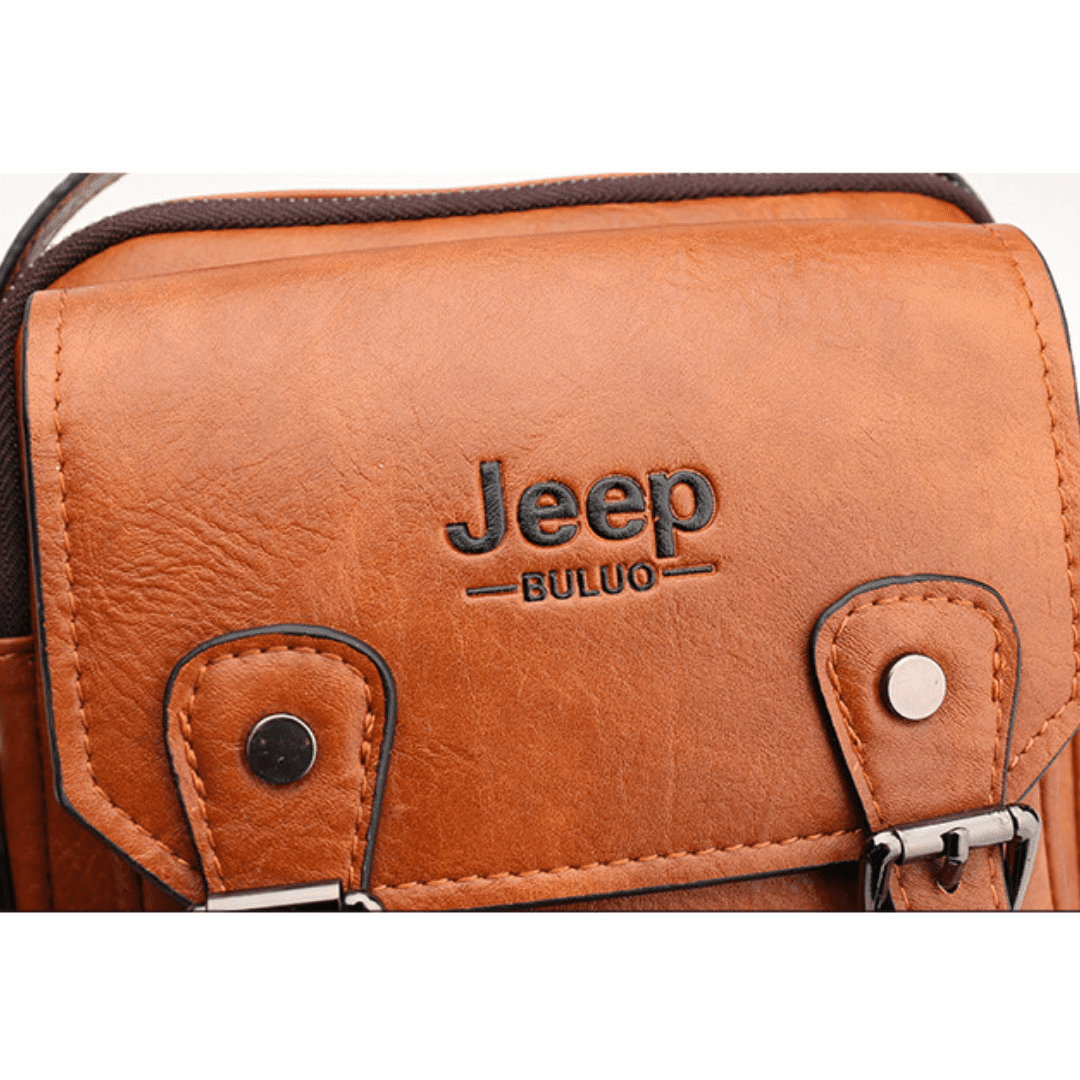 Bolsa Jeep de couro vintage - Mensfield Shop