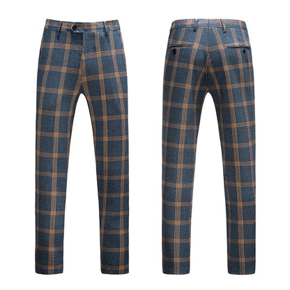 Terno Masculino Xadrez Vintage Mensfield Paletó + Colete + Calça 