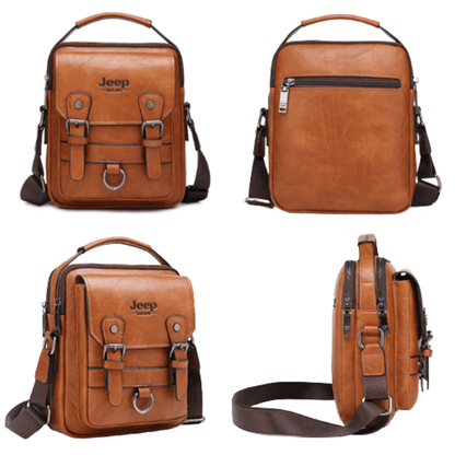 Bolsa Jeep de couro vintage - Mensfield Shop
