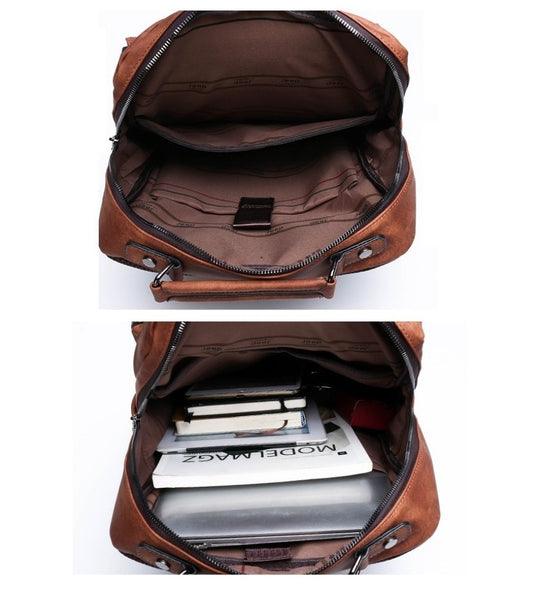 Mochila JEEP de Couro Elegance - Mensfield Shop