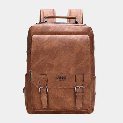 Mochila JEEP de Couro Elegance - Mensfield Shop