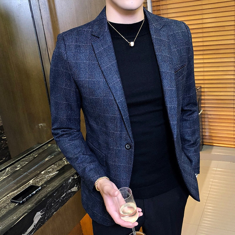 Blazer Vintage Masculino Slim