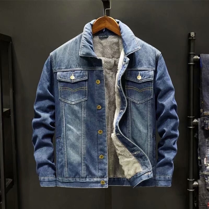 Jaqueta Jeans Oxford Masculina