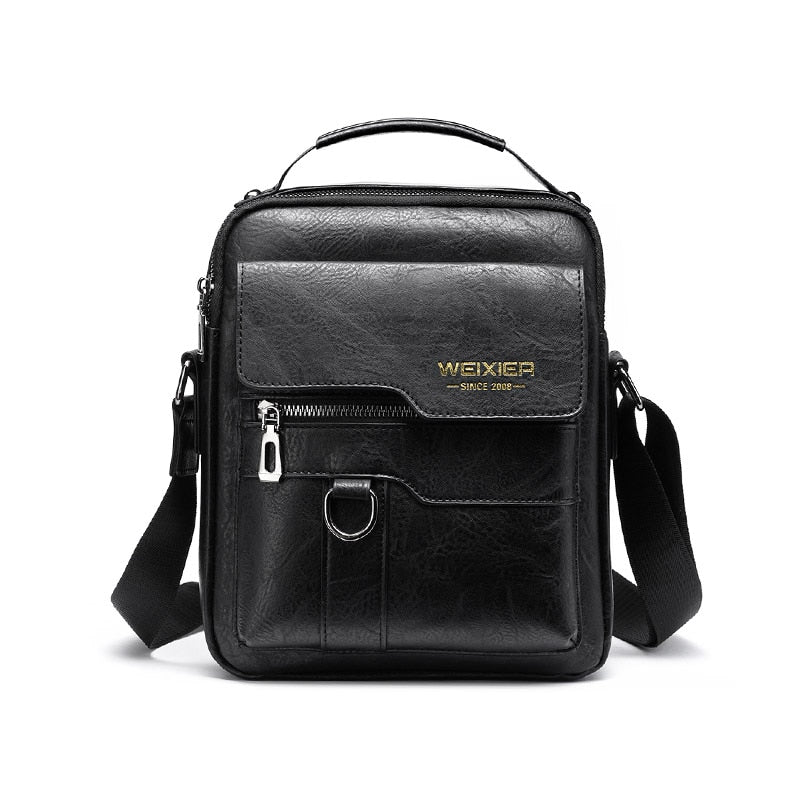 Bolsa Transversal de Couro Vintage