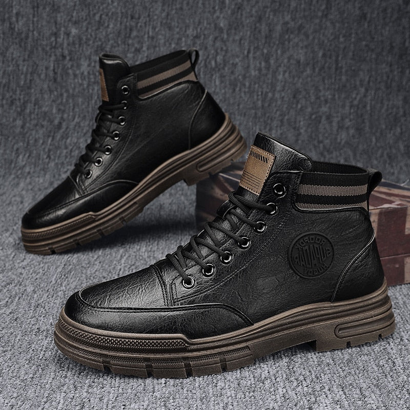 Bota de Couro Chelsea - Mensfield Shop
