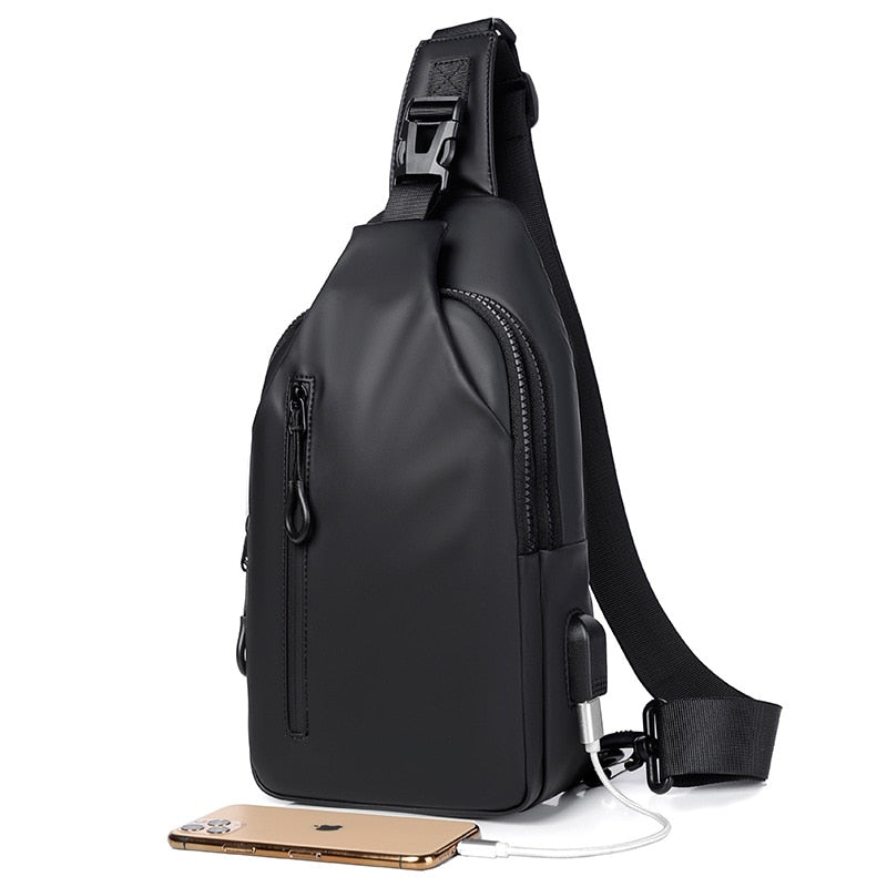 Bolsa Transversal Masculina de Nylon - Mensfield Shop