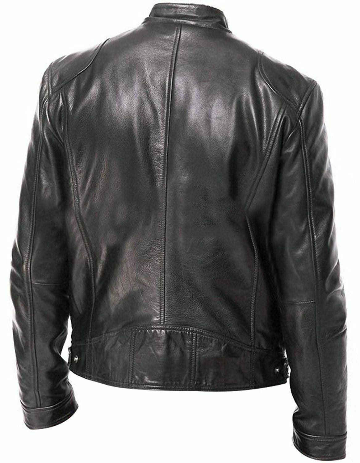 Jaqueta Magner de Couro Masculina