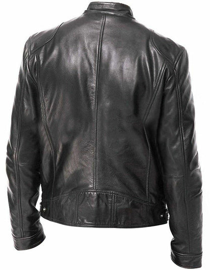 Jaqueta Magner de Couro Masculina