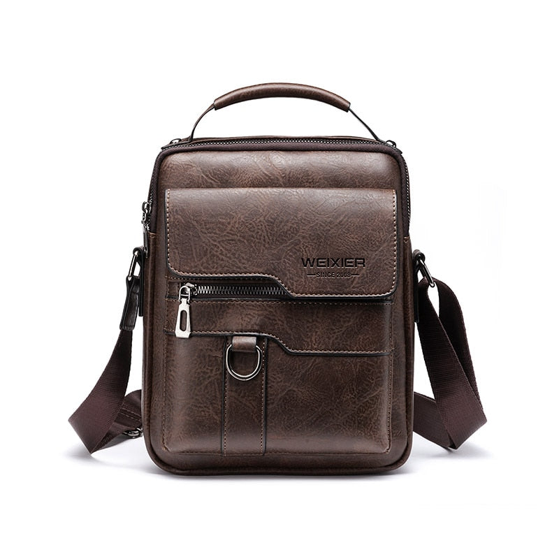 Bolsa Transversal de Couro Vintage