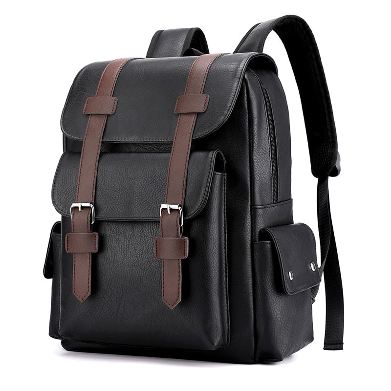 Mochila de Couro Vintage