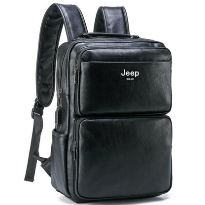 Mochila Jeep de couro outlier - Mensfield Shop