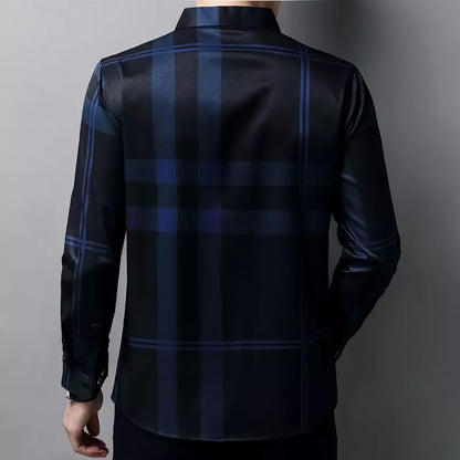 Camisa Social Masculina Listrada