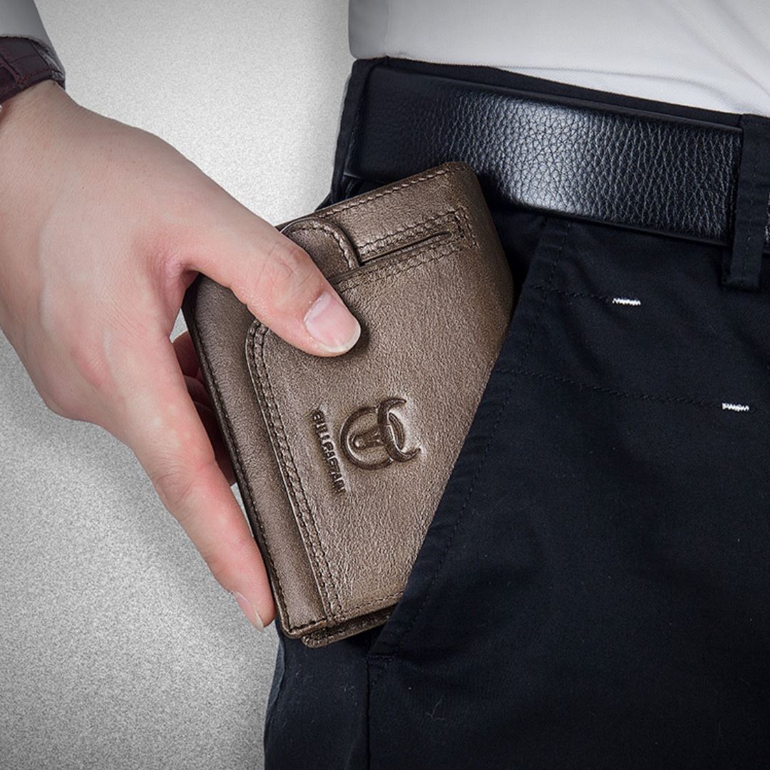 Carteira Masculina de Couro Buffalo