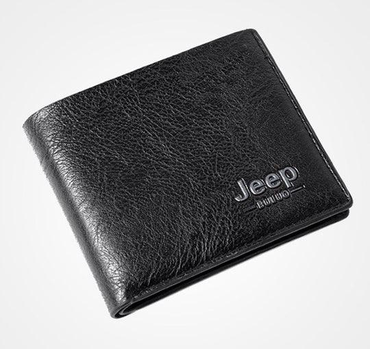 Carteira JEEP Em Couro Compacta - Mensfield Shop